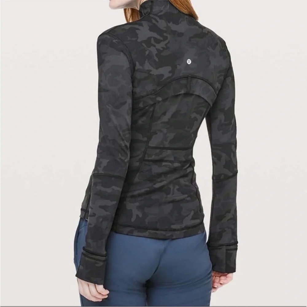 LULULEMON Black Gray Grey DEFINE Camo Camouflage Jacket 6